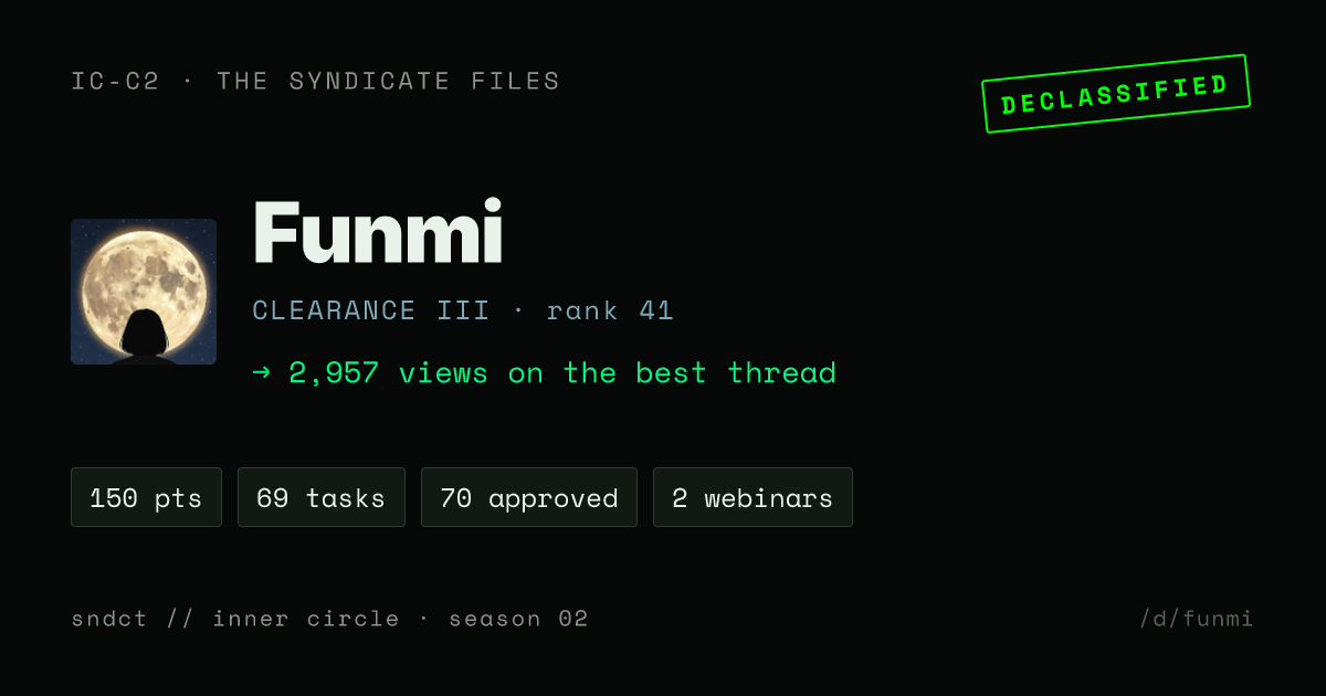 Funmi share card preview