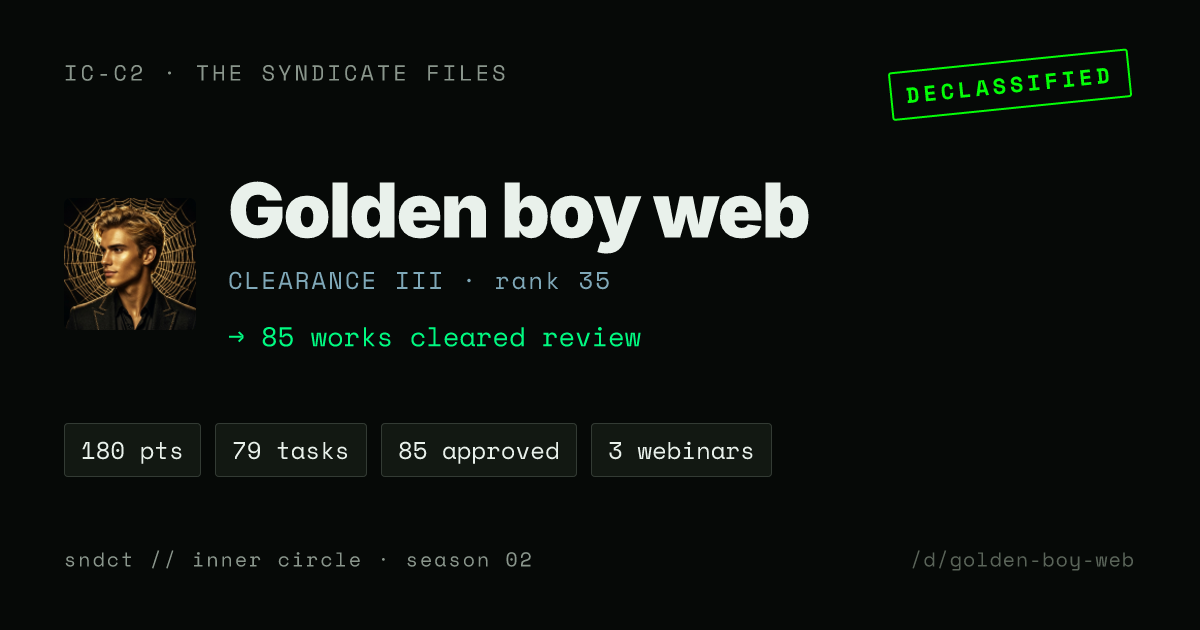 Golden boy web 🕸 share card preview