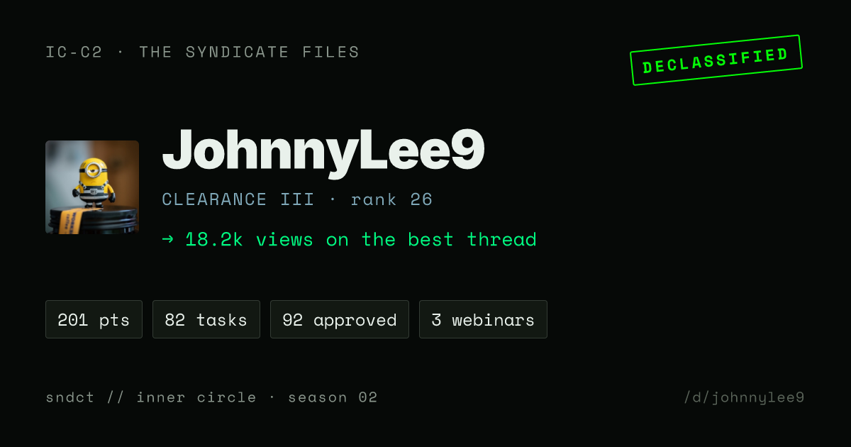 JohnnyLee9 share card preview