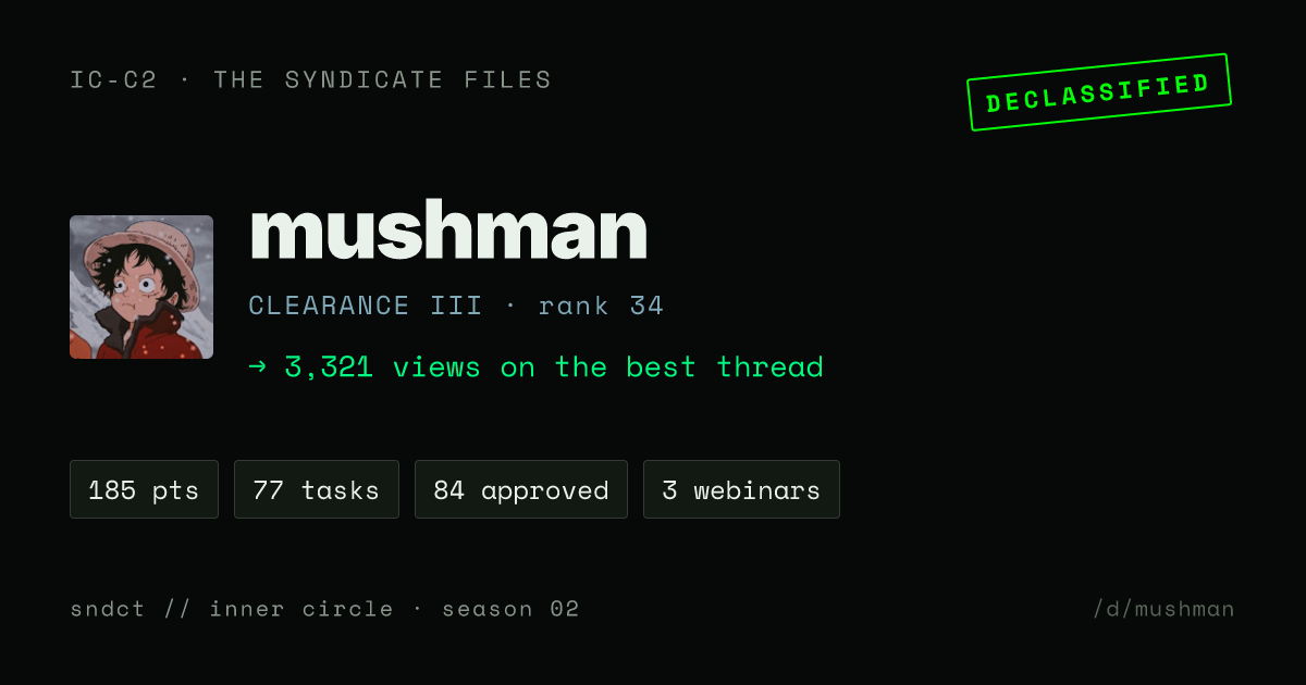 mushman share card preview
