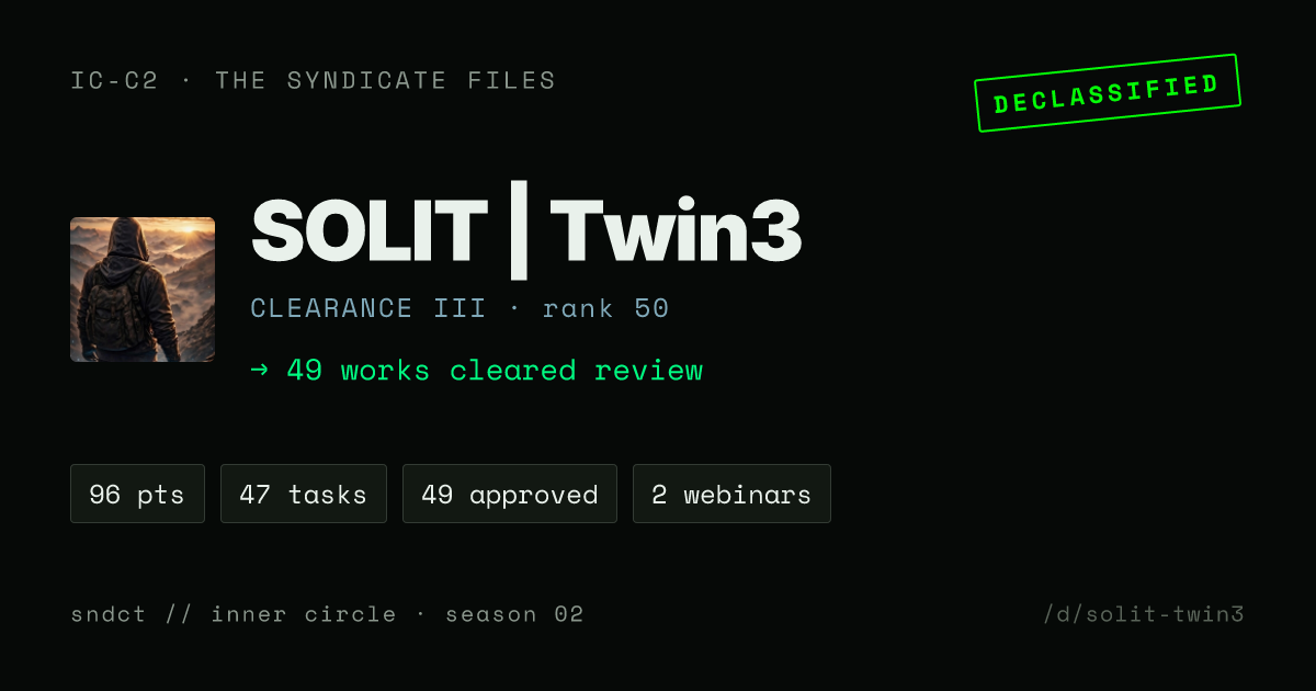 +🛠 SOLIT | Twin3 share card preview